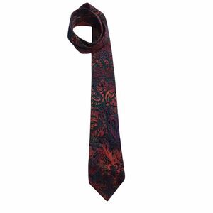 Vintage 1980s MARC JEFFRIES 100% Silk Men's Tie Floral